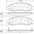 StopTech 308.09620 Street Front Brake Pads, Dodge Dakota 2003-2004