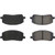 StopTech 308.08840 Street Front Brake Pads, Toyota Highlander 01-07