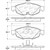 StopTech 308.08690 Street Front Brake Pads, Chrysler Cirrus 01-10, Chrysler Sebring 01-06, Dodge Stratus 01-06