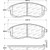 StopTech 308.08152 Street Front Brake Pads, Nissan Altima 07-13, Nissan Juke 11-18, Nissan Sentra 07-19
