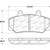 StopTech 308.04920 Street Front Brake Pads, Volvo 740 85-93, Volvo 745 85, Volvo 760 83-90, Volvo 780 87-91