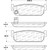 StopTech 308.04810 Street Rear Brake Pads, Infiniti Q45 90-94