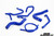 do88 Volvo 960/SV90 Coolant Hoses Blue