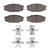 DFC 79-83 Nissan 280ZX Front 4000 HybriDynamic Brake Pads and Hardware Kit