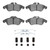 DFC 02-06 Dodge Sprinter 2500 Front 4000 HybriDynamic Brake Pads and Hardware Kit