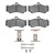 DFC 02-13 Porsche 911 Rear/Front 4000 HybriDynamic Brake Pads and Hardware Kit