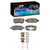 DFC 04-17 Chrysler 200 Rear 4000 HybriDynamic Brake Pads and Hardware Kit