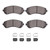 DFC 01-07 Buick Rendezvous Front 4000 HybriDynamic Brake Pads and Hardware Kit