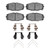 DFC 86-92 Toyota Supra Front 4000 HybriDynamic Brake Pads and Hardware Kit