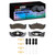 DFC 88-90 Chrysler Imperial Front 4000 HybriDynamic Brake Pads and Hardware Kit