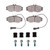 DFC 85-91 Audi 200 Quattro Front 4000 HybriDynamic Brake Pads and Hardware Kit