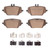 DFC 20-23 Mercedes-Benz GLE350 Rear 4000 HybriDynamic Brake Pads and Hardware Kit