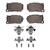 DFC 19-23 Lamborghini Urus Front 4000 HybriDynamic Brake Pads and Hardware Kit