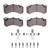 DFC 11-19 Audi S7 Front 4000 HybriDynamic Brake Pads and Hardware Kit