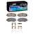 DFC 99-14 Acura TSX Front 4000 HybriDynamic Brake Pads and Hardware Kit