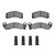 DFC 81-94 Ford LTD Front 4000 HybriDynamic Brake Pads and Hardware Kit