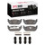 DFC 5000 Advanced Semi-Metallic Rear Brake Pads and Hardware Kit, Lincoln Aviator 2003-2005