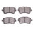 DFC 02-05 Suzuki Aerio Front 5000 Advanced Ceramic Brake Pads