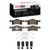 DFC 5000 Advanced Semi-Metallic Rear Brake Pads and Hardware Kit, Ford Expedition 2002-2006