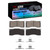 DFC 64-72 Dodge Dart Front 4000 HybriDynamic Brake Pads and Hardware Kit