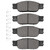DFC 5000 Advanced Low-Metallic Front Brake Pads, Jaguar Vanden Plas 2003-2005