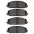 DFC 5000 Advanced Semi-Metallic Front Brake Pads, Dodge Durango 2021-2025