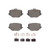DFC 21-25 Mercedes-Benz E450 Rear 5000 Advanced Ceramic Brake Pads and Hardware Kit