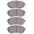 DFC 5000 Advanced Ceramic Front Brake Pads, Saab 9-2X 2002-2012