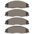 DFC 5000 Advanced Semi-Metallic Front Brake Pads, Cadillac CTS 2003-2008