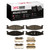 DFC 5000 Advanced Semi-Metallic Front Brake Pads and Hardware Kit, Ford E-150 1994-2003
