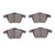 DFC 5000 Advanced Low-Metallic Front Brake Pads, Mazda 3 2004-2013