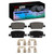 DFC 16-21 Chevrolet Malibu Rear 4000 HybriDynamic Brake Pads and Hardware Kit
