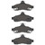 DFC 94-96 Chevrolet Caprice Rear 5000 Advanced Semi Metallic Brake Pads