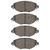 DFC 5000 Advanced Low-Metallic Front Brake Pads, Ford Mondeo (Mexico) 2001-2008