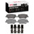 DFC 5000 Advanced Ceramic Rear Brake Pads and Hardware Kit, Genesis GV70 2021-2026