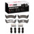 DFC 5000 Advanced Semi-Metallic Rear Brake Pads and Hardware Kit, Ford Explorer Sport 1993-2005