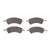 DFC 5000 Advanced Semi-Metallic Rear Brake Pads, Ford E-Transit 2022-2025