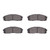 DFC 84-92 Toyota Supra Rear 5000 Advanced Ceramic Brake Pads