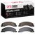 DFC 5000 Advanced Semi-Metallic Front/Rear Brake Pads, Dodge Ram 4500 2008-2025