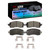 DFC 17-25 Subaru Crosstrek Front 4000 HybriDynamic Brake Pads and Hardware Kit