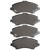 DFC 07-18 Chrysler Town & Country Front 5000 Advanced Ceramic Brake Pads