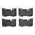 DFC 20-25 Chevrolet Corvette Rear 5000 Advanced Ceramic Brake Pads