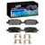 DFC 08-13 Infiniti G37 Rear 4000 HybriDynamic Brake Pads and Hardware Kit