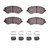 DFC 01-07 Chrysler Town & Country Front 4000 HybriDynamic Brake Pads and Hardware Kit