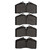 DFC 5000 Advanced Low-Metallic Front/Rear Brake Pads, Porsche 944 (Excl Turbo) / 1986-1998
