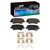 DFC 09-22 Hyundai Azera Rear 4000 HybriDynamic Brake Pads and Hardware Kit