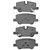 DFC 5000 Advanced Ceramic Rear Brake Pads, Buick Encore GX 2020-2025