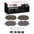 DFC 5000 Advanced Ceramic Front Brake Pads and Hardware Kit, Buick Encore GX 2020-2025