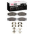 DFC 93-98 Toyota T100 Front 5000 Advanced Ceramic Brake Pads and Hardware Kit