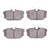 DFC 5000 Advanced Semi-Metallic Rear Brake Pads, 920099 Volkswagen EuroVan